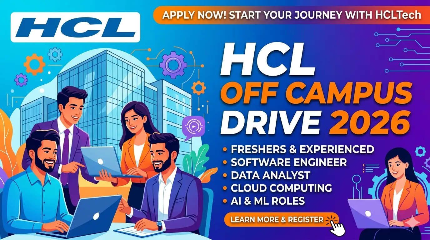 HCL Off Campus Drive 2026