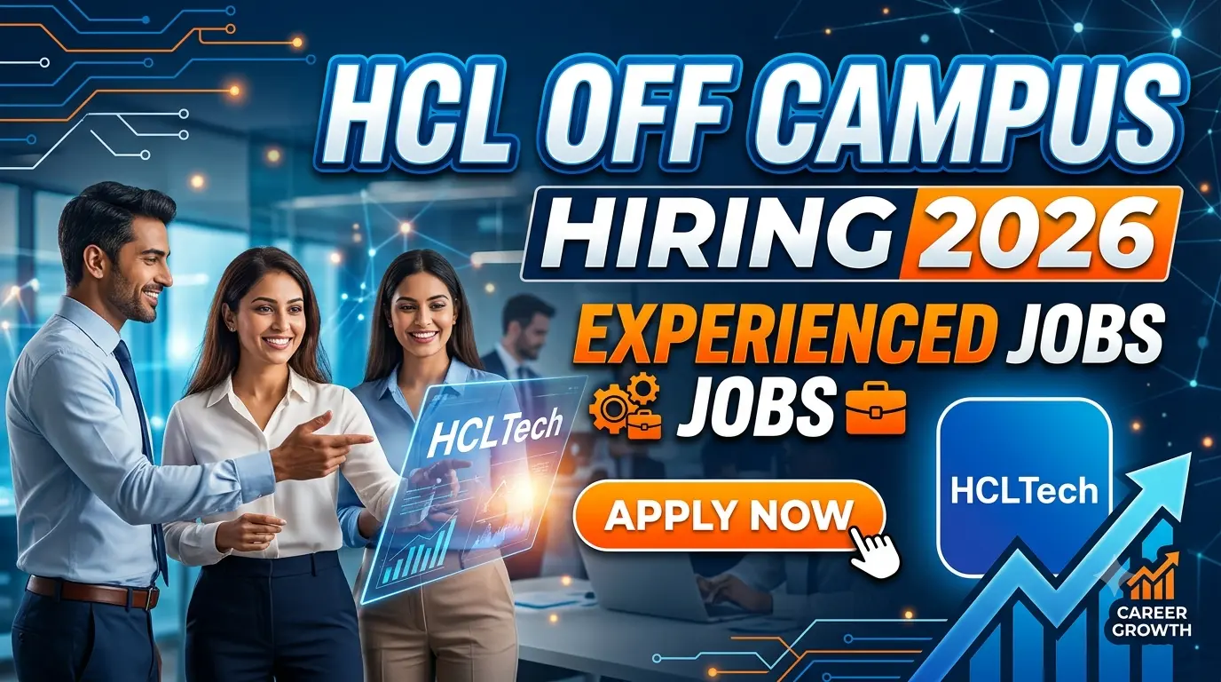 HCL Off Campus Hiring 2026