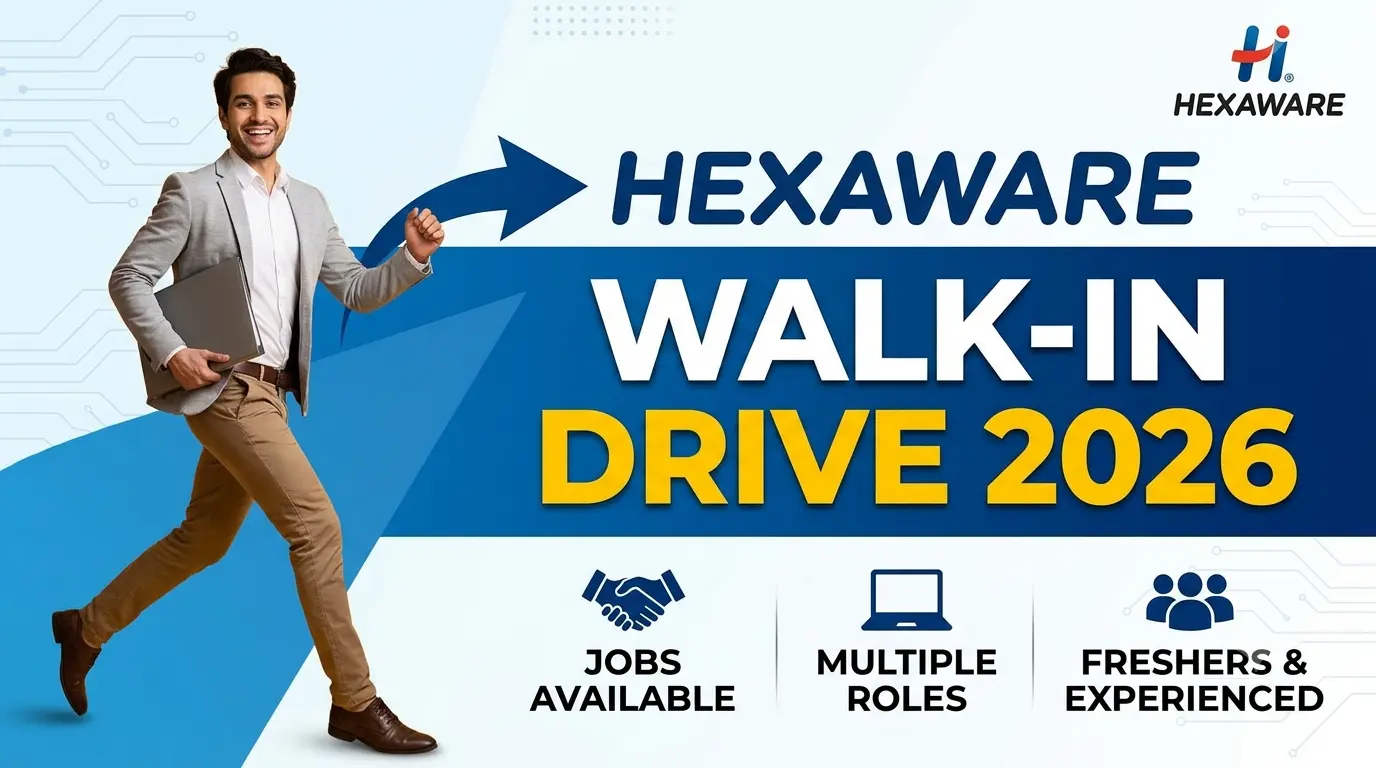 Hexaware Walk-in Jobs 2026