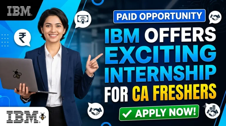 IBM Offers Exciting Internship 2026