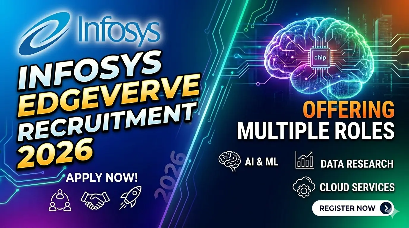 Infosys EdgeVerve Recruitment 2026