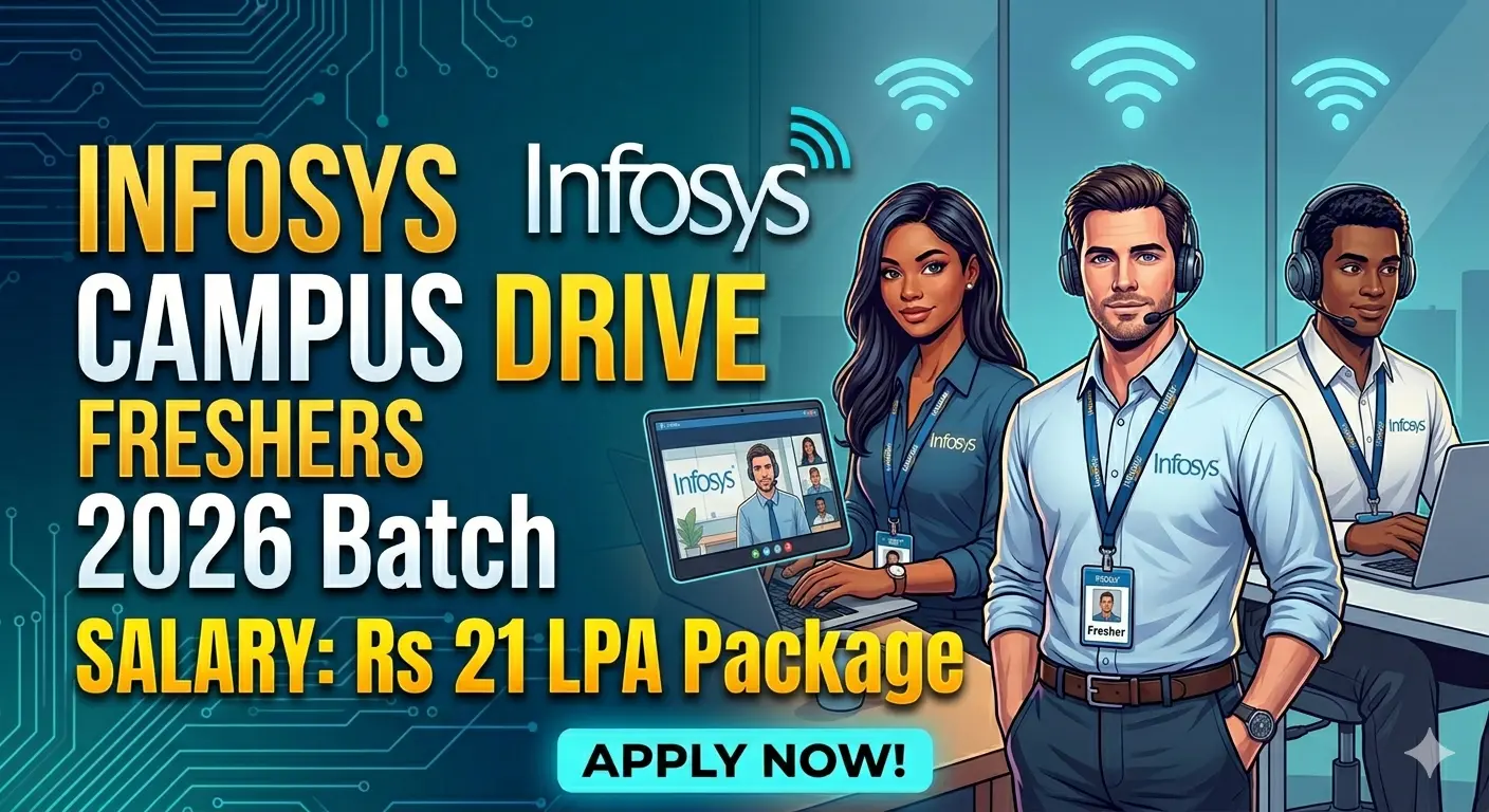 Infosys Off Campus Drive for 2026 Batch