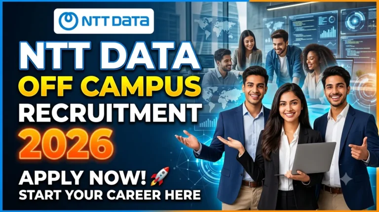 NTT Data Off Campus Recruitment 2026