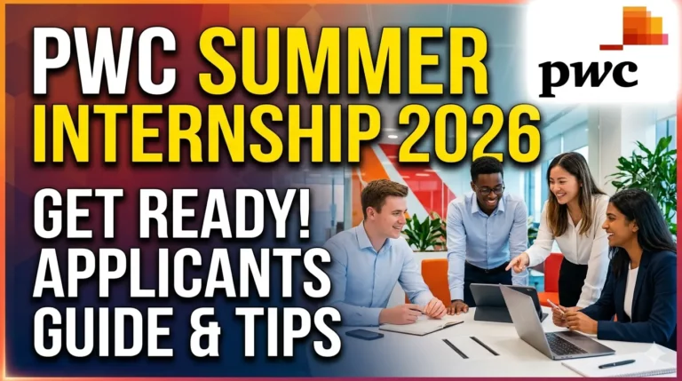 PwC Summer Internship 2026