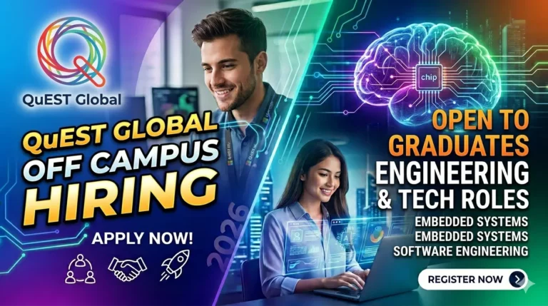 QuEST Global Off Campus Hiring 2026