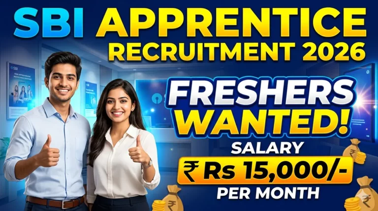 SBI Apprentice Recruitment 2026