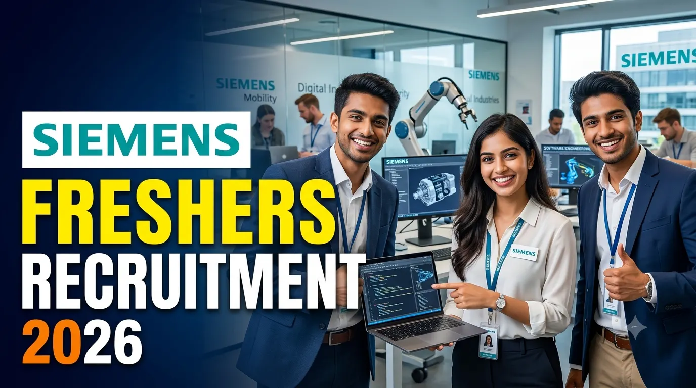 Siemens Freshers Recruitment 2026
