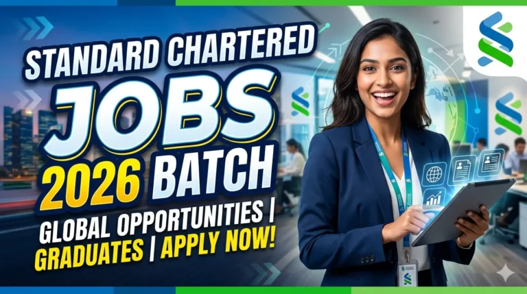 Standard Chartered Jobs for 2026 Batch