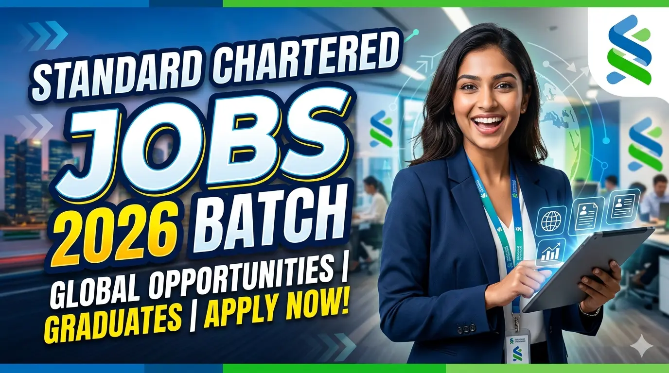 Standard Chartered Jobs for 2026 Batch