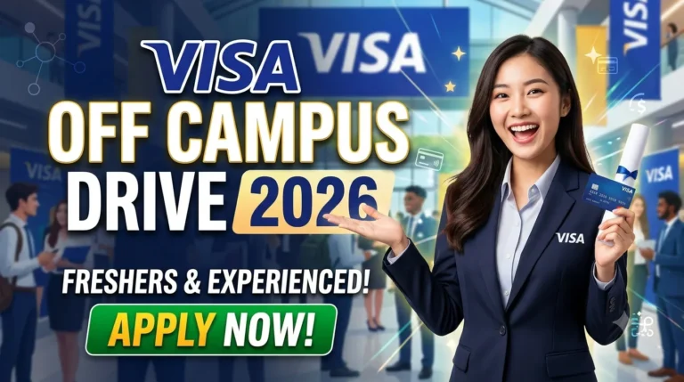 VISA Off Campus Jobs 2026
