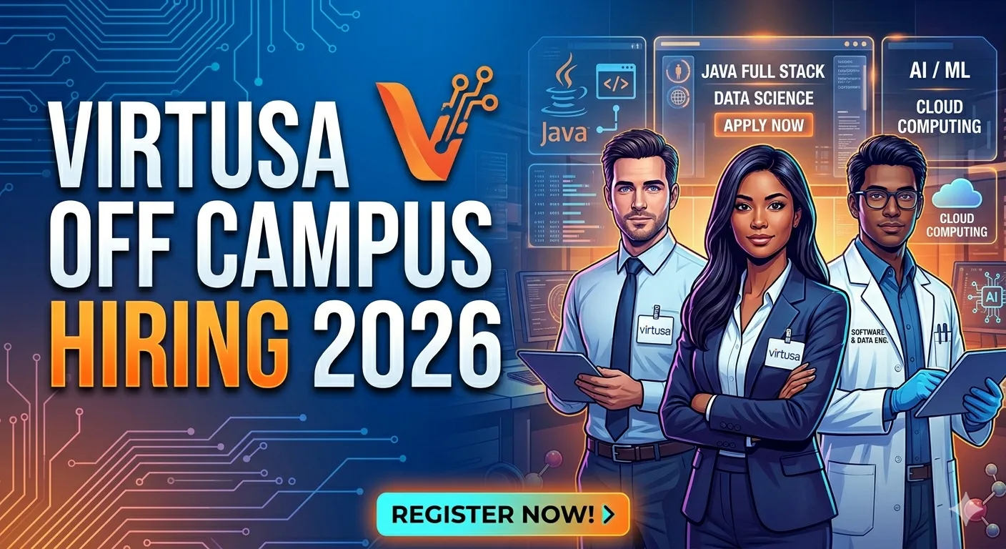 Virtusa Off Campus Hiring 2026