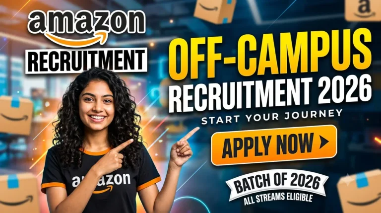 Amazon Off Campus Recruitment 2026