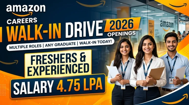 Amazon Walk-in Interview 2026