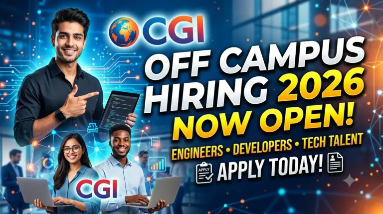 CGI Off Campus Hiring 2026