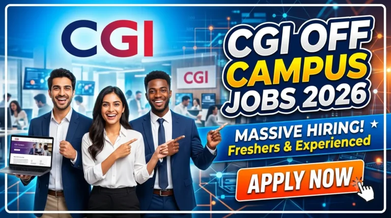 CGI Off Campus Jobs 2026