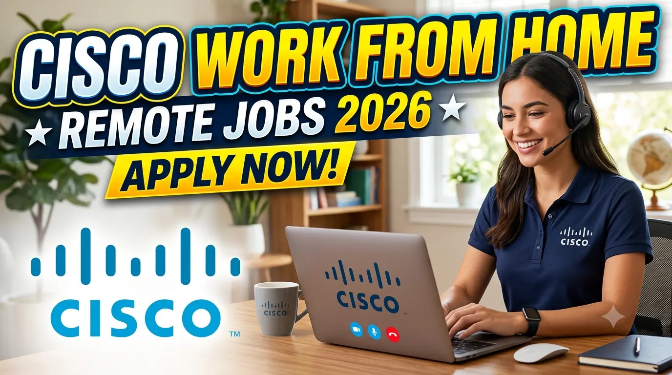 CISCO Work From Home Jobs 2026