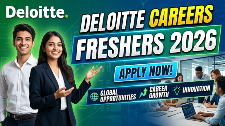 Deloitte Careers Freshers 2026