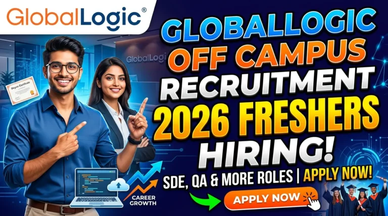 GlobalLogic Off Campus Recruitment 2026