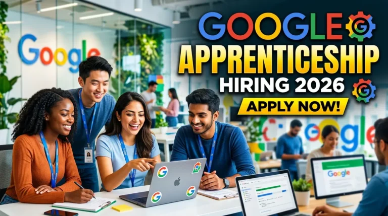 Google Apprenticeship Hiring 2026