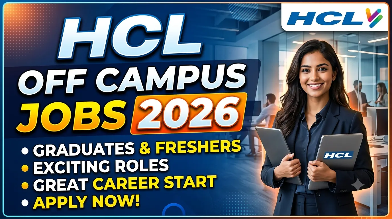 HCL Off Campus Jobs 2026