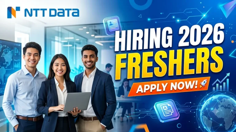 NTT DATA Hiring 2026 Freshers