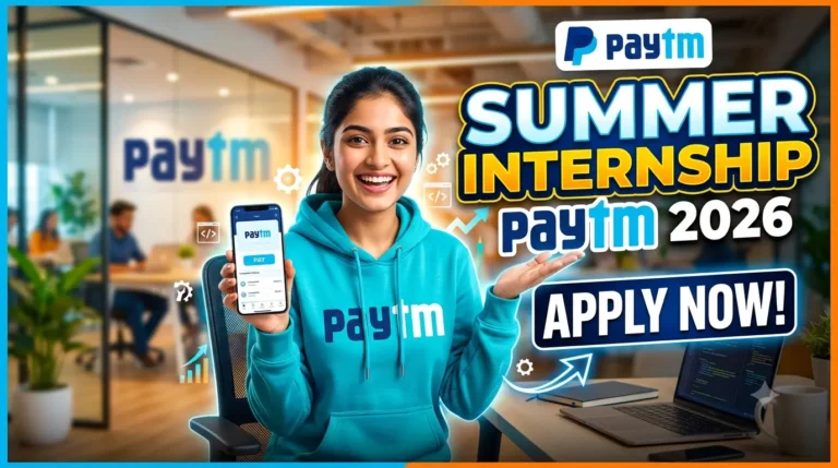 Paytm Summer Internship 2026