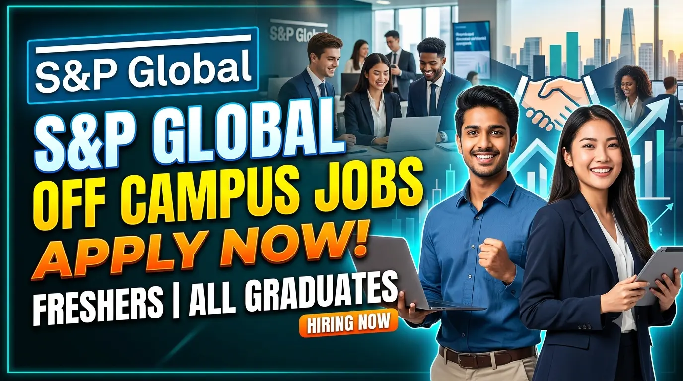 S & P Global Off Campus Jobs 2026