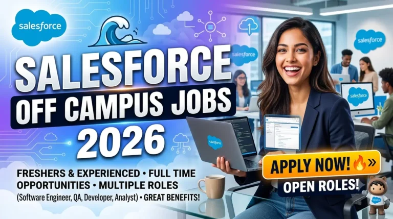 Salesforce Off Campus Jobs 2026