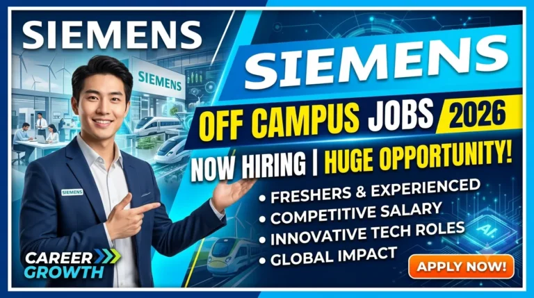 Siemens Off Campus Jobs 2026