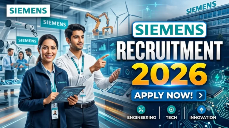 Siemens Recruitment 2026