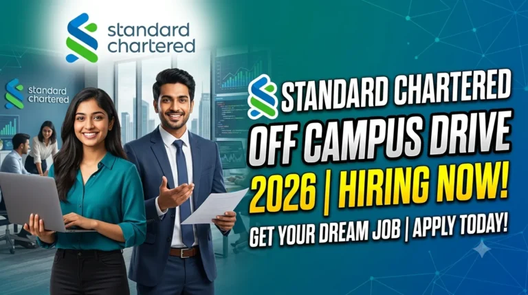 Standard Chartered Off Campus Drive 2026