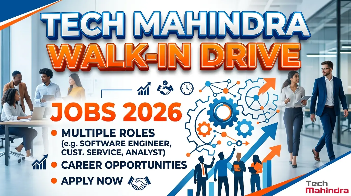Tech Mahindra Walk-in Drive Jobs 2026