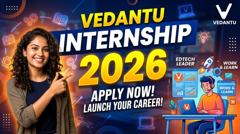 Vedantu Internship 2026