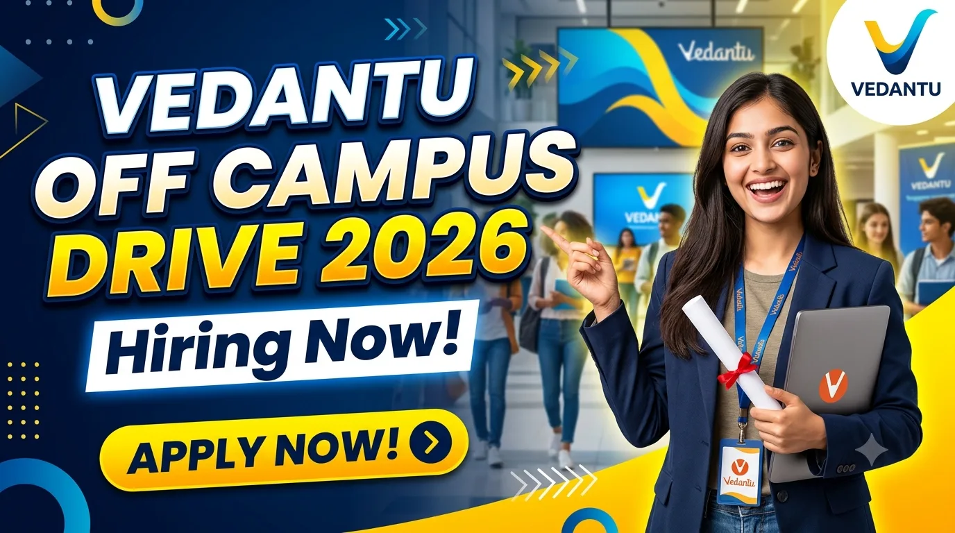 Vedantu Off Campus Drive 2026