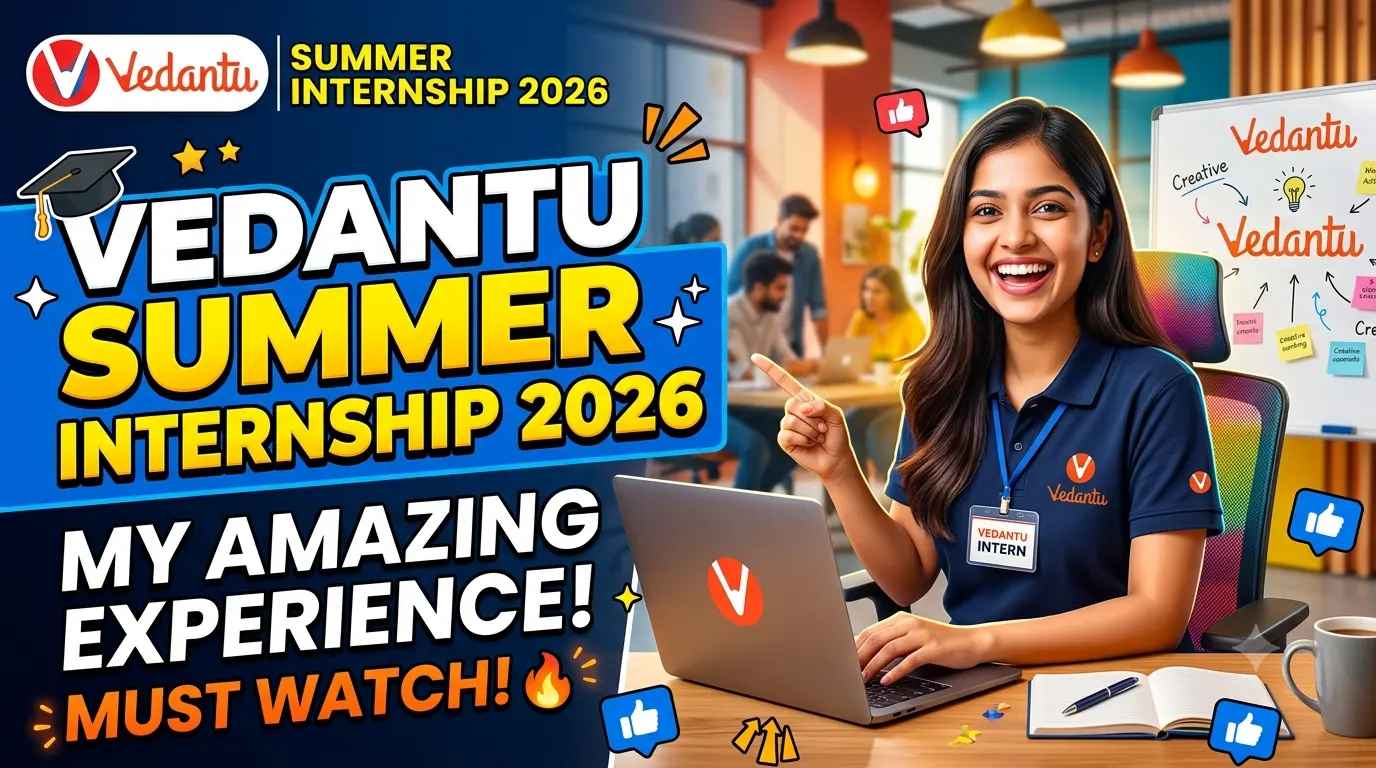 Vedantu Summer Internship 2026