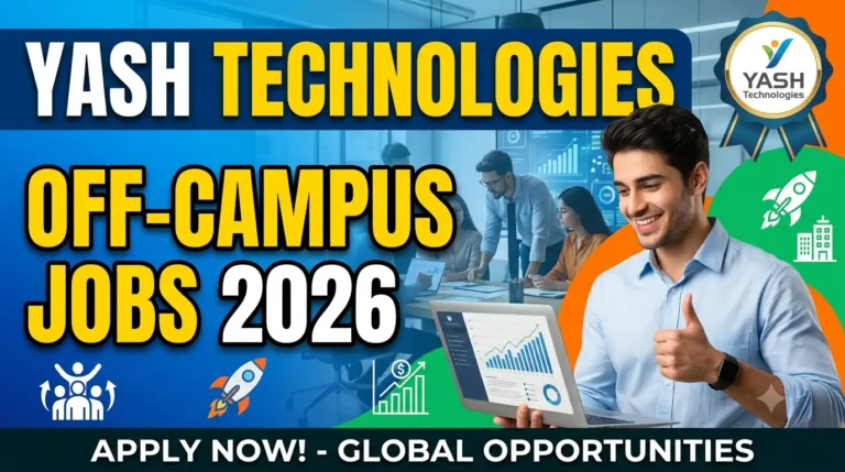YASH Technologies Off Campus Jobs 2026
