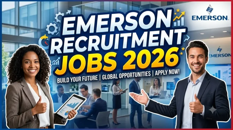 Emerson Recruitment Jobs 2026