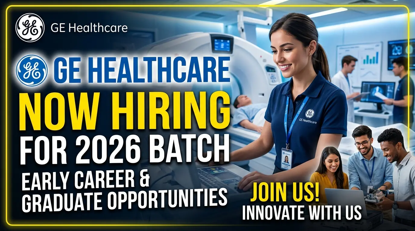 GE Healthcare Hiring for 2026 Batch