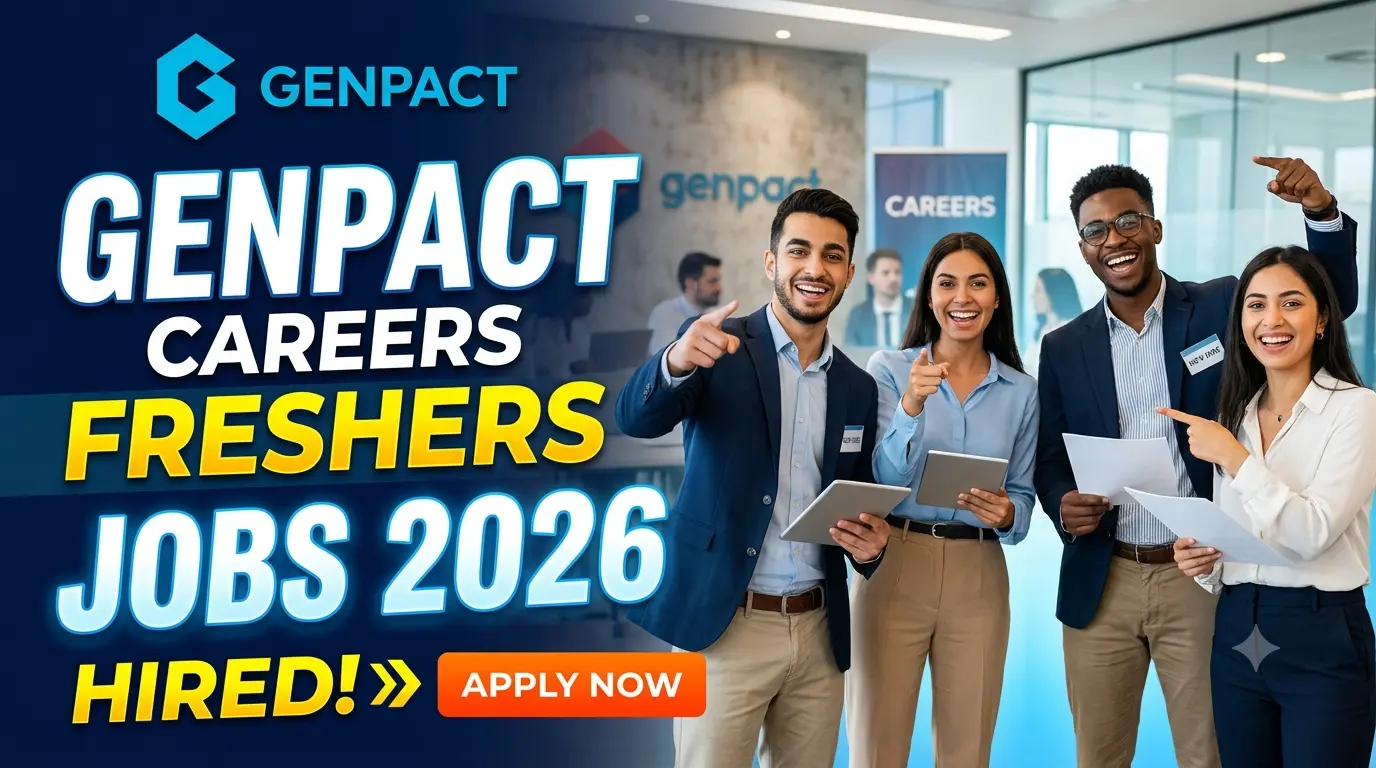 Genpact Careers Jobs 2026 for Freshers