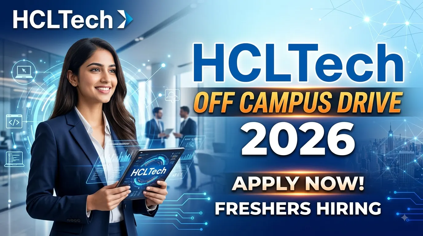HCLTech Off Campus Drive 2026