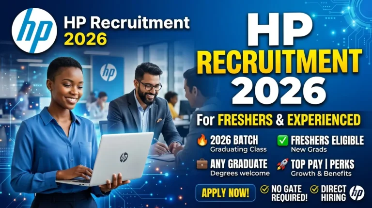 HP Off Campus Jobs 2026