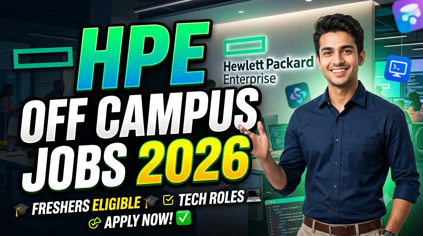 HPE Off Campus Jobs 2026