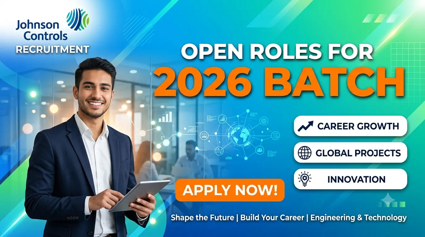 Johson Control Recruitment for 2026 Batch