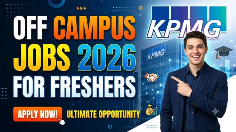 KPMG Off Campus Jobs 2026