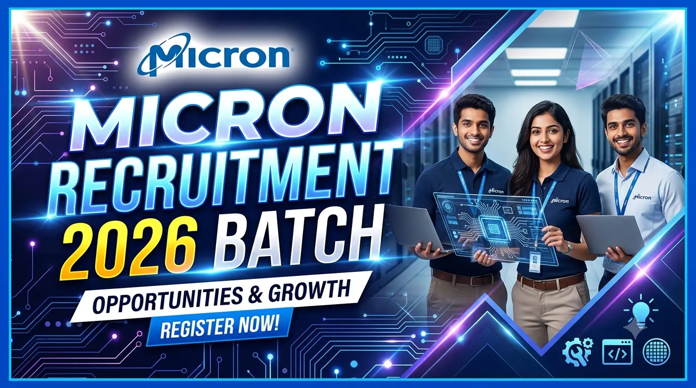 Micron Technology Recruitment for 2026 Batch