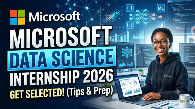 Microsoft Data Science Internship 2026