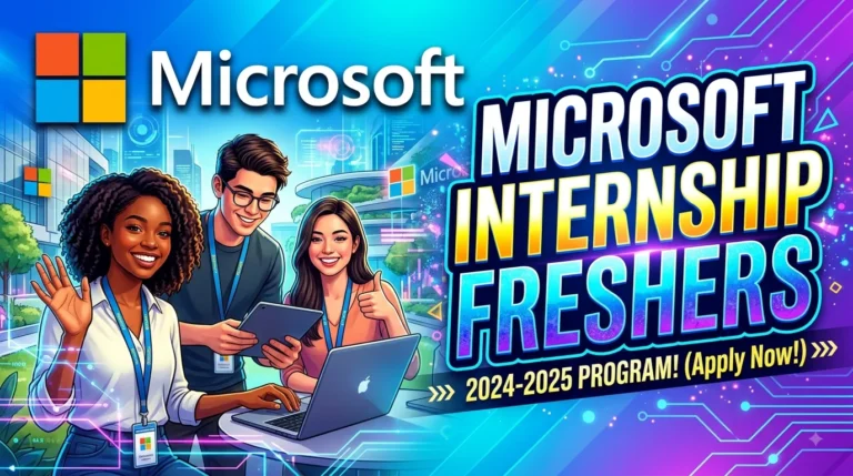 Microsoft Internship 2026 Freshers
