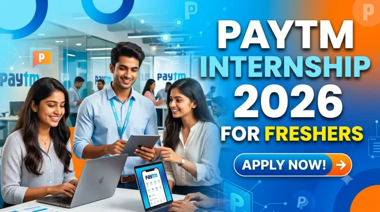 Paytm Internship 2026 for Freshers