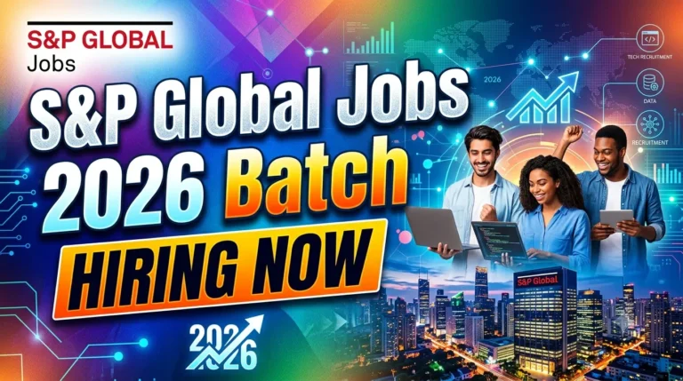 S&P Global Jobs for 2026 Batch