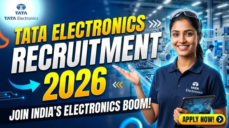 Tata Electronics Recruitment 2026